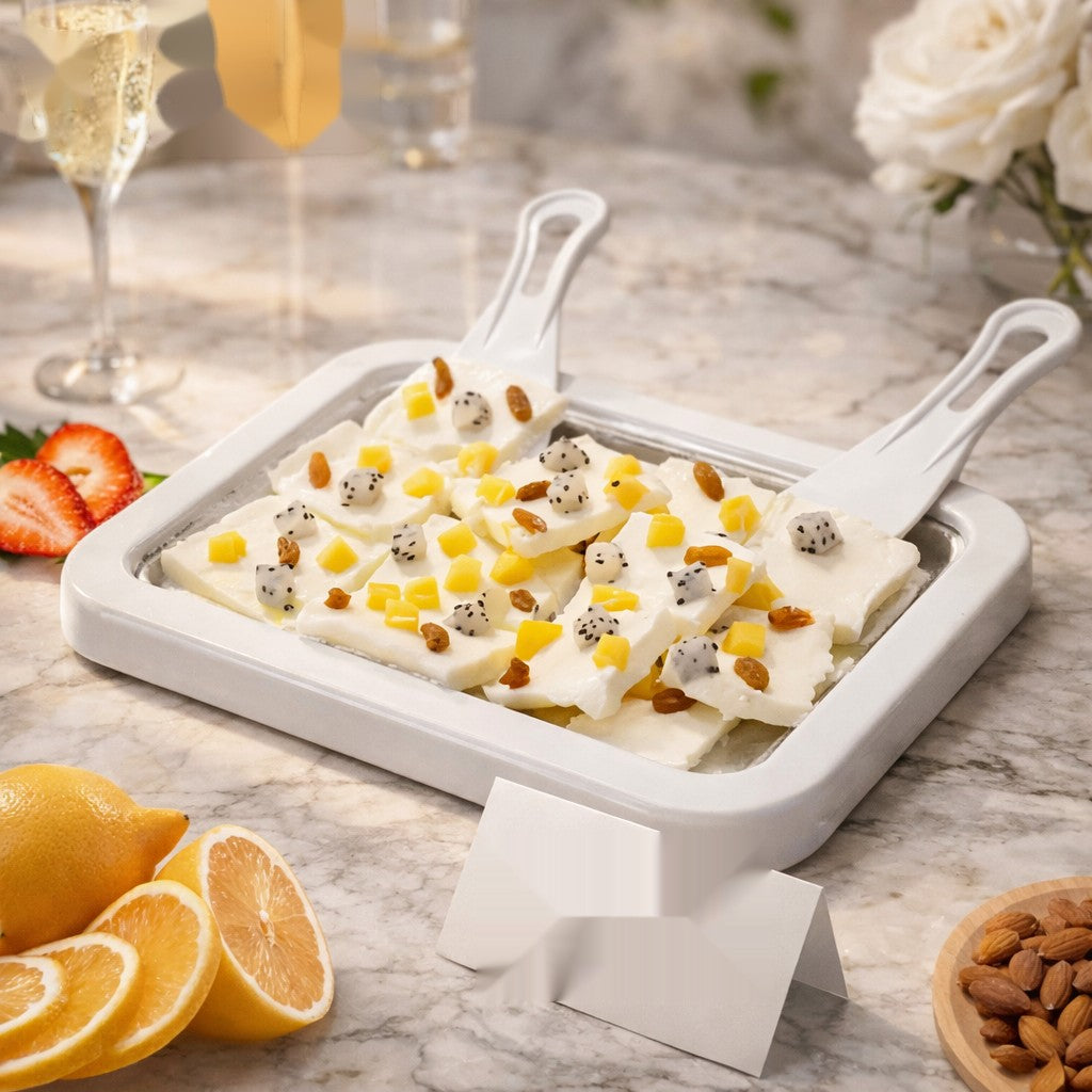 Instant Ice Cream Maker Tray – DIY Rolled Ice Cream Pan with Spatula