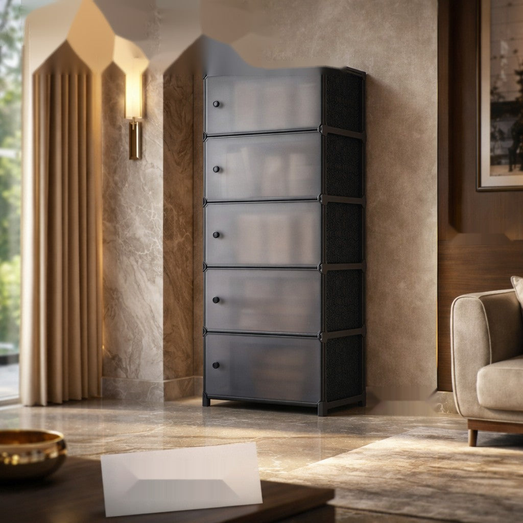 Luxury 6-Layer Multi-Purpose Storage Cabinet Organizer – Modern Stackable Drawer Unit for Bedroom, Closet, Office & Home | by