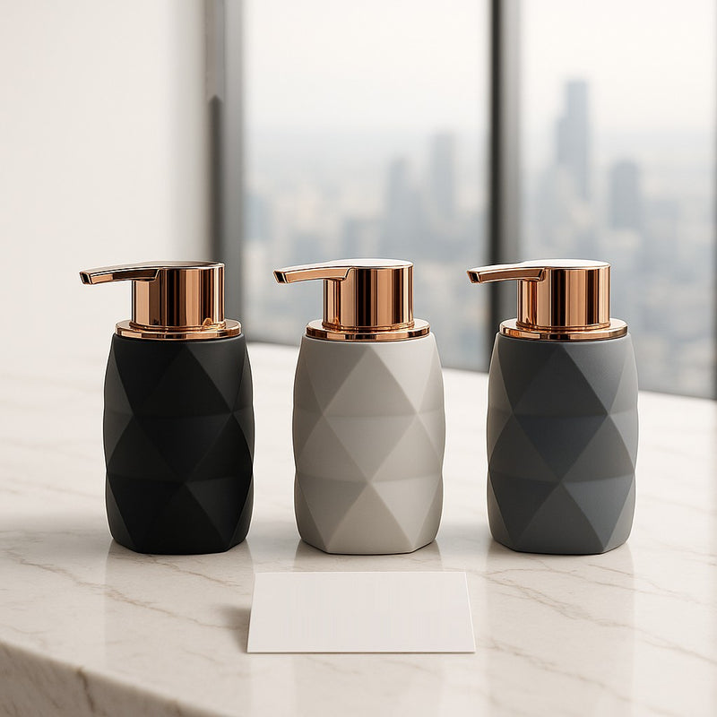 Luxury Diamond Soap Dispenser – Rose Gold Pump