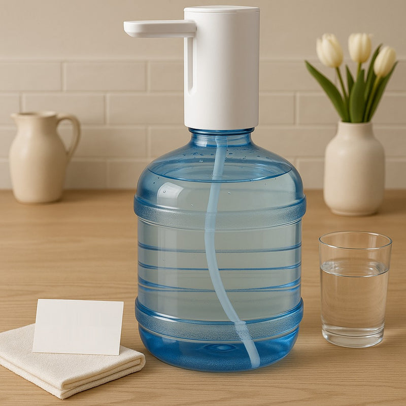 Luxury Electric Water Dispenser – Rechargeable Automatic Bottle Pump for Home & Office