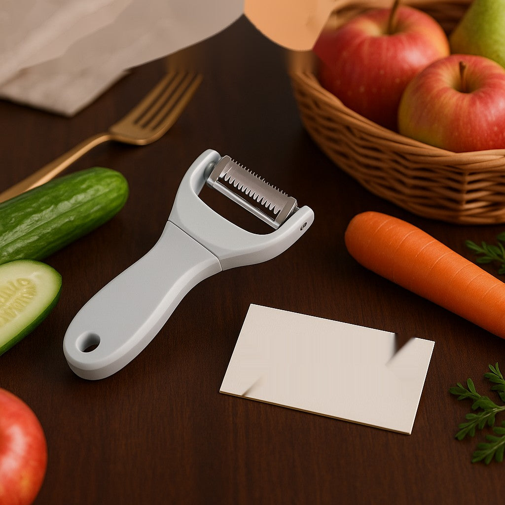 Luxury Multifunctional Fruit & Vegetable Peeler – Premium Kitchen Tool (2pcs Set)