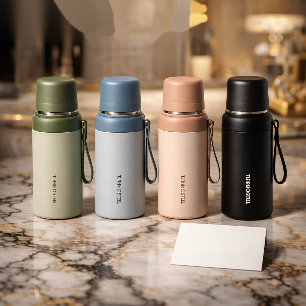 Luxury Vacuum Insulated Thermos Bottle – Stainless Steel Flask
