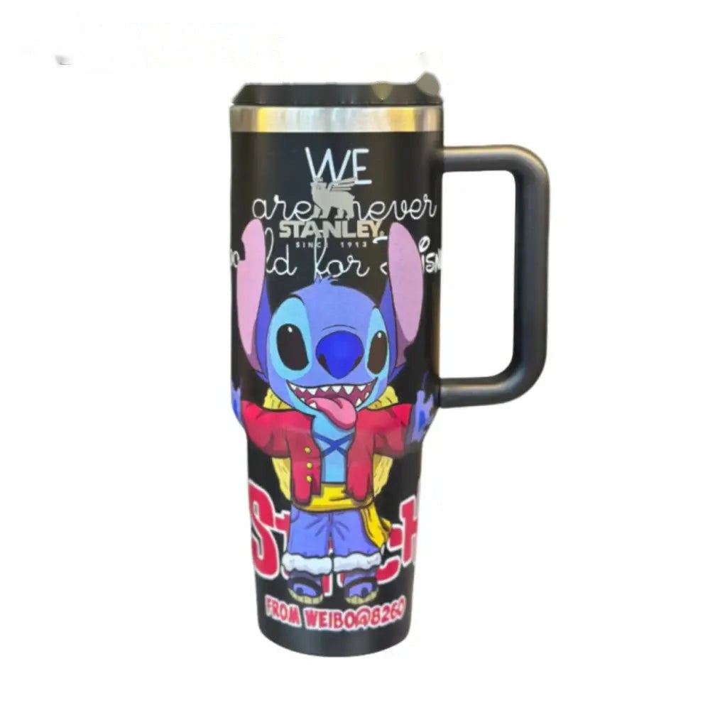 One Piece x Stitch Stanley Quencher H2.0 Tumbler 40oz – Limited Edition Anime Travel Mug