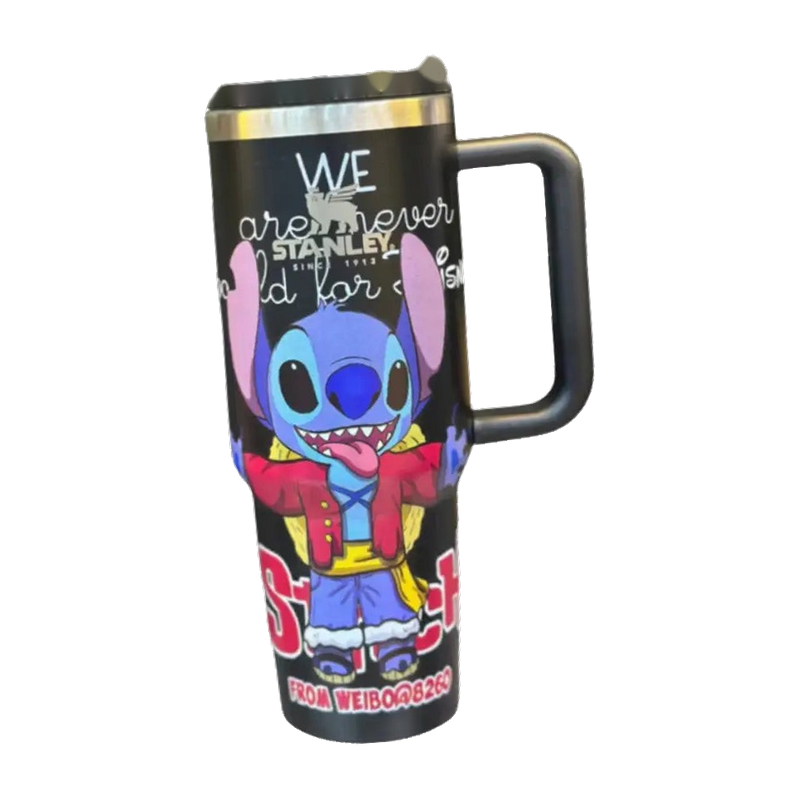 One Piece x Stitch Stanley Quencher H2.0 Tumbler 40oz – Limited Edition Anime Travel Mug