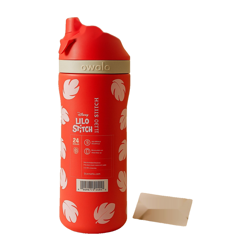 Owala 32oz Disney Lilo & Stitch Insulated Water Bottle – Leak-Proof, BPA-Free, 24-Hour Cold