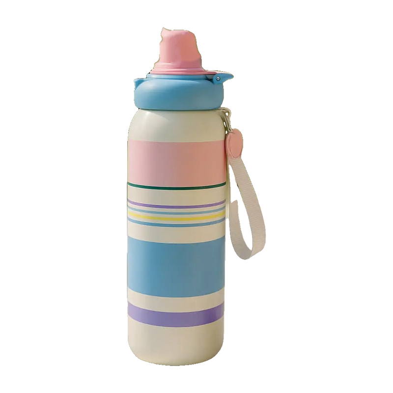 Pastel Insulated Vacuum Bottle – 620ml Leak-Proof & Temperature Retention