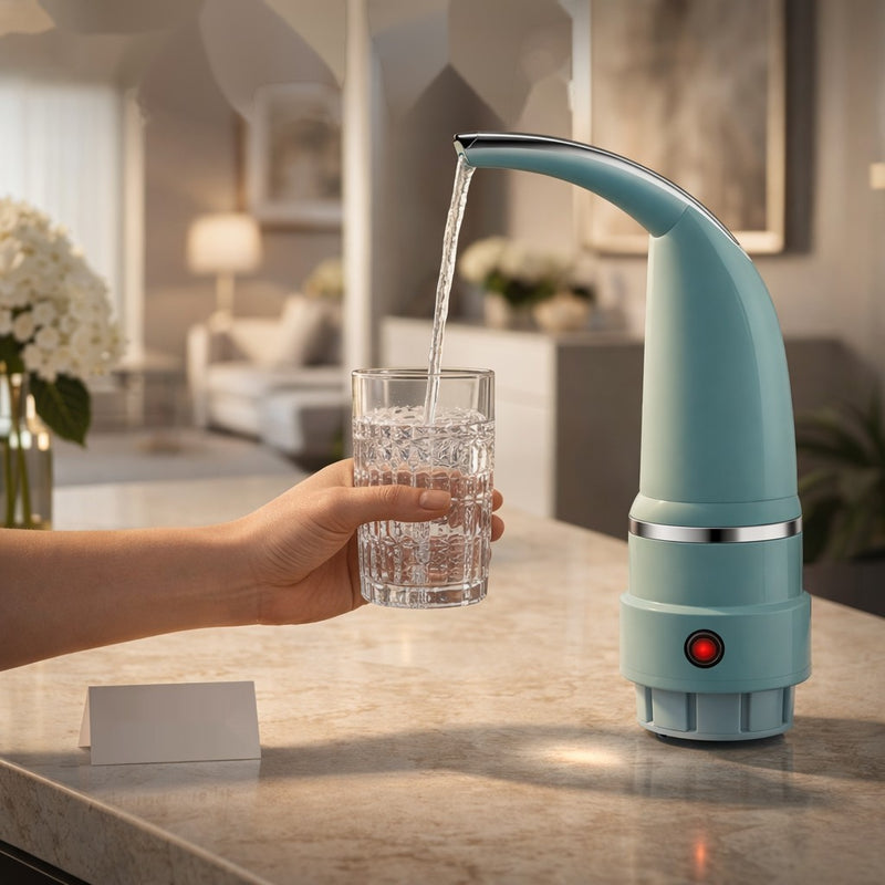 Portable Electric Water Dispenser Pump – USB Rechargeable Automatic Drinking Water Pump for Bottles