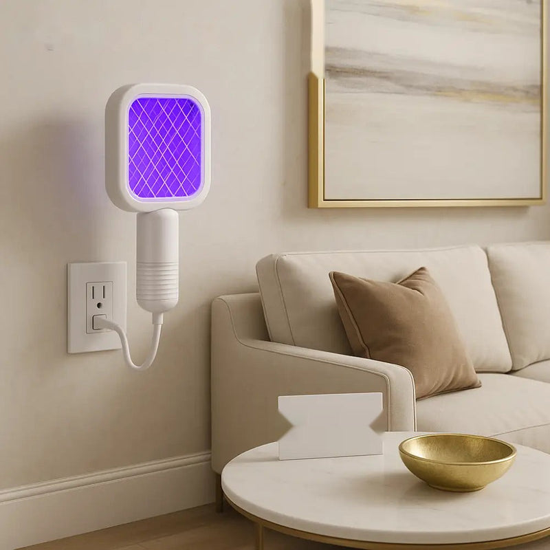 Portable UV Mosquito Killer Lamp – USB Plug-in Insect Trap with Night Light