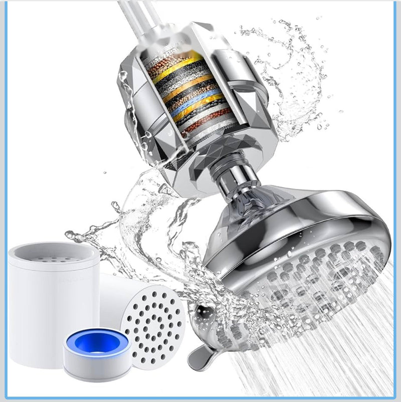 Premium 20-Stage Water Purifier Filter for Tap & Shower – Advanced Multi-Layer Filtration System