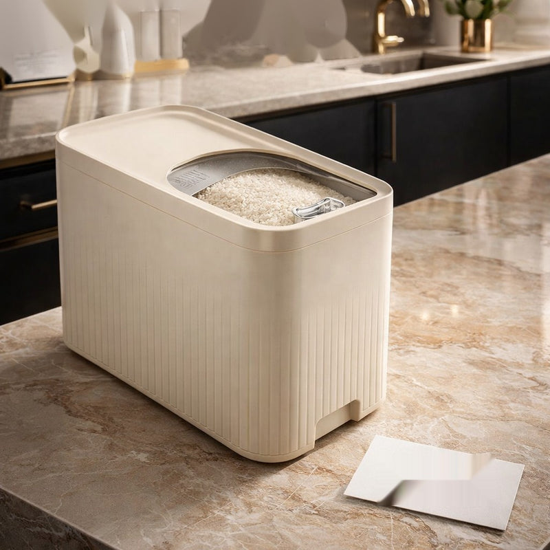 Premium Airtight Rice & Grain Storage Dispenser – 10L & 20L Moisture-Proof Kitchen Container
