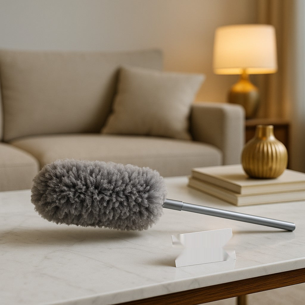 Premium Extendable Microfiber Duster – Long Handle, Washable & Flexible Cleaning Tool