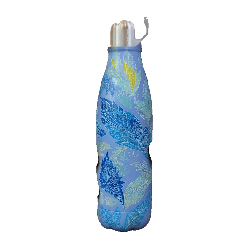 Premium Floral Pattern Insulated Stainless Steel Bottle – 500ml (Hot & Cold)