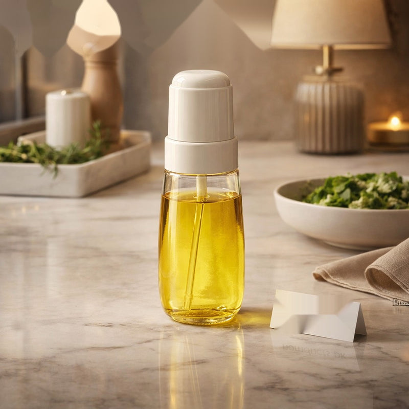 Premium Glass Oil Dispenser Bottle with Precision Pour Pump – Leakproof Kitchen Oil Sprayer