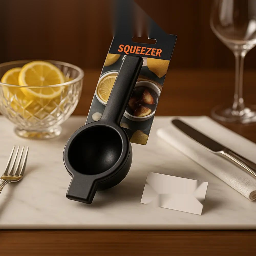 Premium Handheld Lemon Squeezer – Heavy Duty Citrus Juicer Press