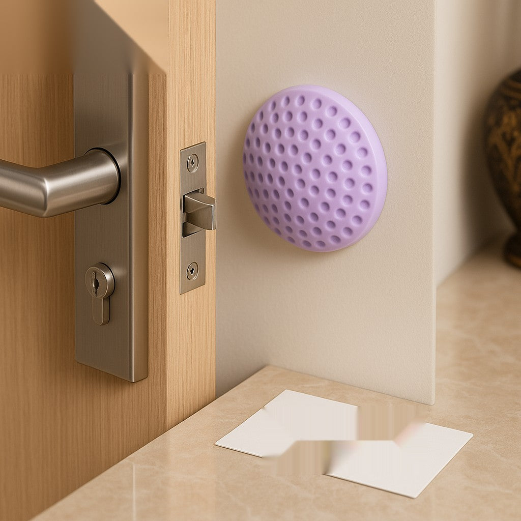 Premium Soft Silicone Door Stopper Pads (Pack of 10) – Wall Protector Anti-Collision Bumpers for Doors & Handles