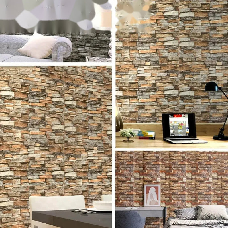 Self Adhesive Brick Wall Sheet