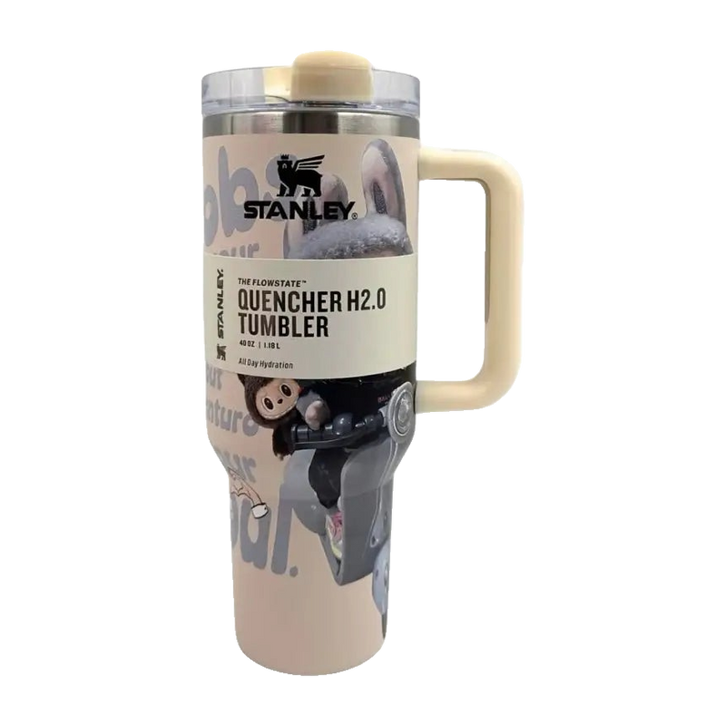 Stanley Quencher H2.0 Tumbler 40oz – Limited Edition Labubu Design