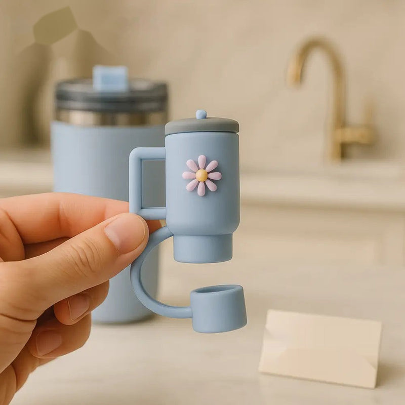 Stanley Tumbler Straw Toppers - Silicone Bow Design | Dust & Splash Proof