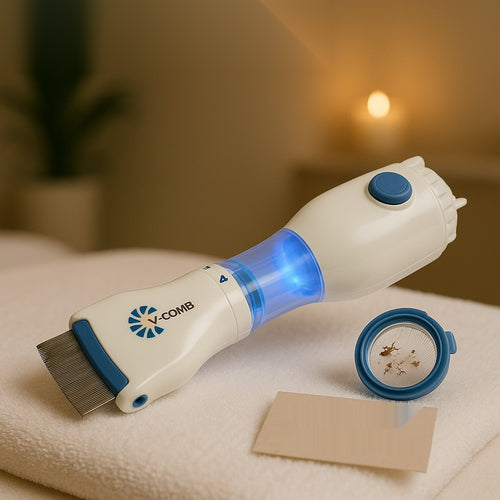 V-Comb Anti Lice Machine – Electric Lice & Nit Removal Comb with Filter
