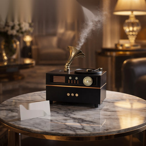 Vintage Aroma Diffuser & Cool Mist Humidifier – Luxury Home Décor